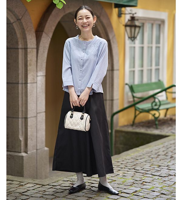 BELLUNA（ベルーナ）の「【ムーミン】ポケットデザインゆったりパンツ（フルレングスパンツ）」｜詳細画像