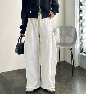 GeeRA（ジーラ）の「２ＷＡＹカーブスウェットパンツ（フルレングスパンツ）」｜オートミール