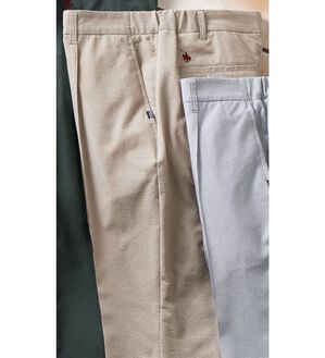 「＜ポロ・ビーシーエス＞爽風軽快ストレッチサッカーパンツ（メンズフルレングスパンツ）」｜サンドベージュ