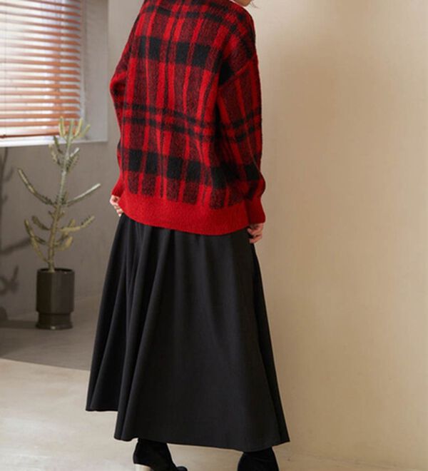 RANAN（ラナン）の「フレアーシルエットハイウエストスカート（ロングスカート）」｜詳細画像