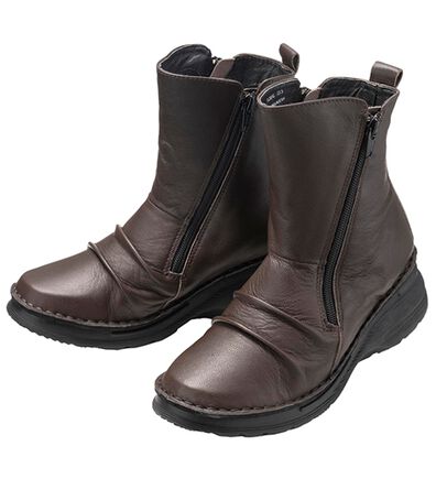 ルフラン（ルフラン）の「ｔｏ　ｂｅ　ｃｏｎｔｉｎｕｅｄ　やわらか山羊革４Ｅショートブーツ（ブーツ）」