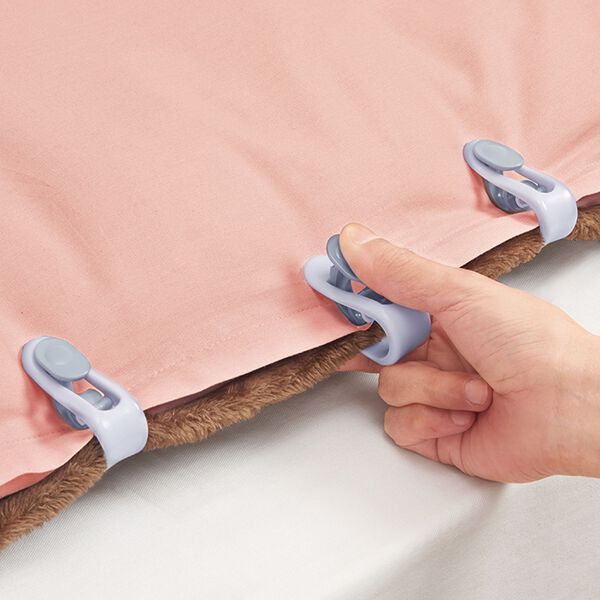 「布団ズレ防止クリップ　１２個組（その他日用品）」｜詳細画像