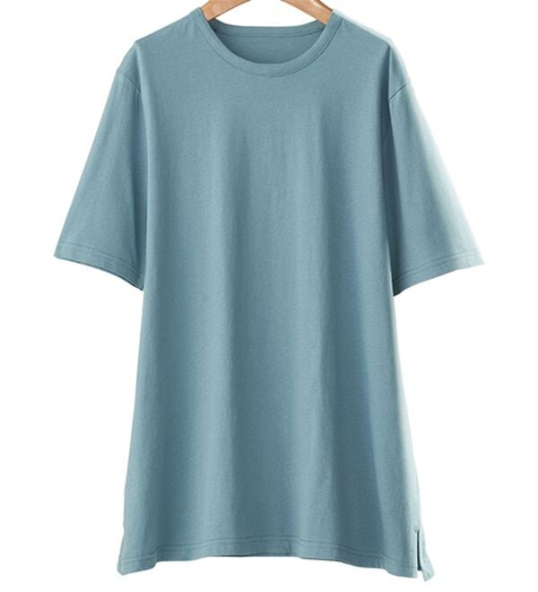 BELLUNA（ベルーナ）の「【５枚組】汗ジミ対策強撚綿１００％Ｔシャツ（Tシャツ）」｜詳細画像