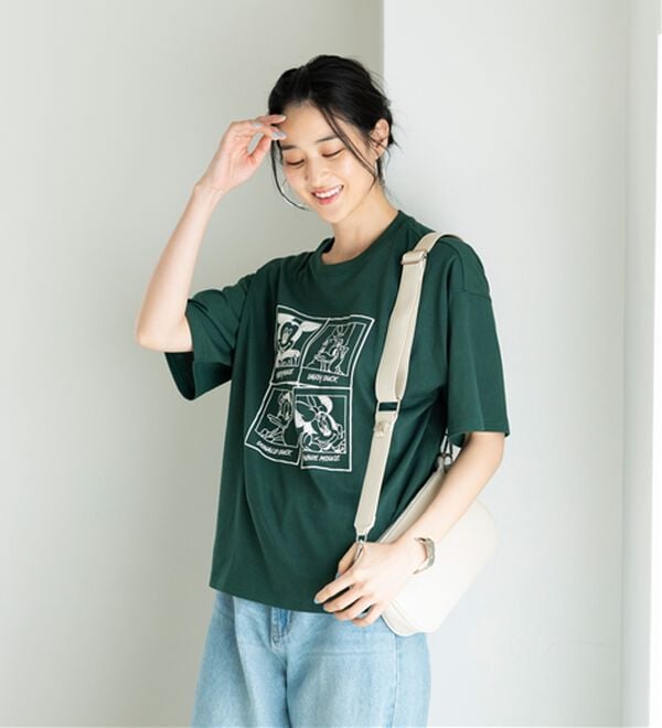 「＜Ｄｉｓｎｅｙ＞綿混素材ゆるっとＴシャツ（カットソー）」｜詳細画像