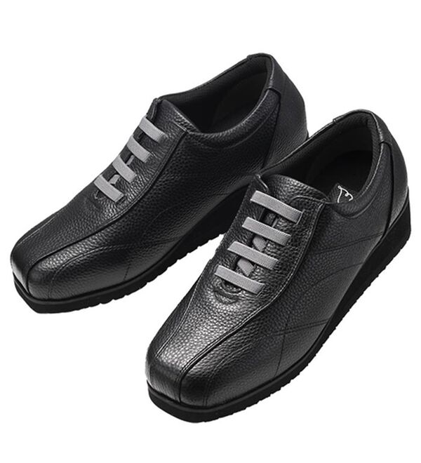 ルフラン（ルフラン）の「ラックウォーク　のび～る甲ゴムウォーキング（スニーカー）」｜ブラック