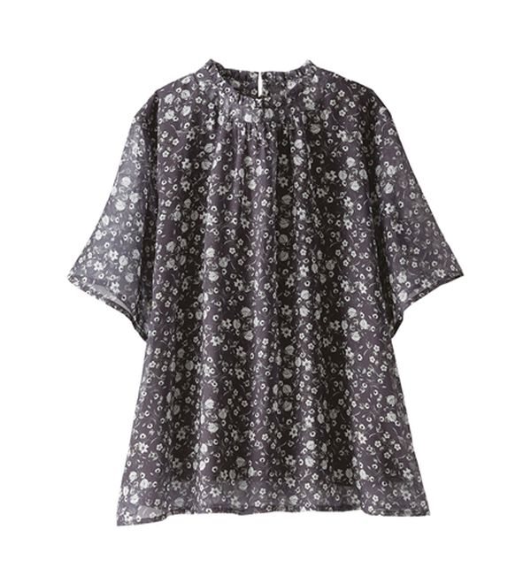 BELLUNA（ベルーナ）の「〈日比谷花壇〉フリル衿シフォンブラウス（ブラウス）」｜詳細画像