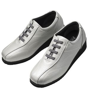 ルフラン（ルフラン）の「ラックウォーク　のび～る甲ゴムウォーキング（スニーカー）」｜シルバー