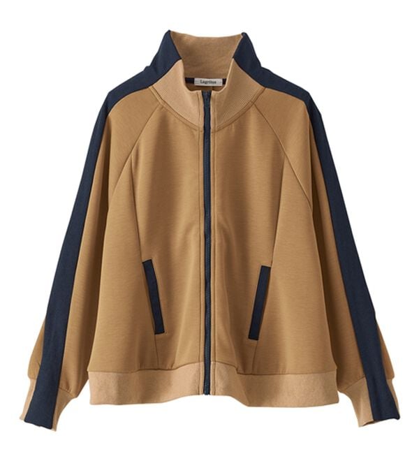 BELLUNA（ベルーナ）の「【Ｌａｇｒｉｌｕａ】配色ライン使いコクーンジャケット（その他ジャケット）」｜詳細画像