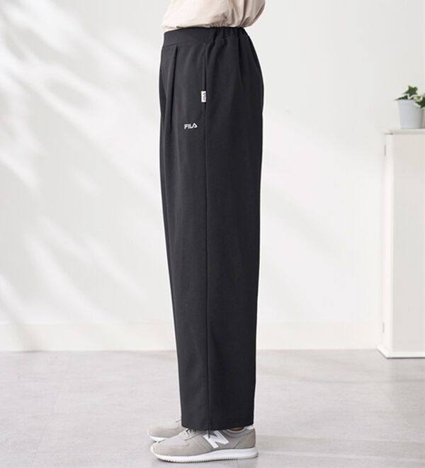 BELLUNA（ベルーナ）の「＜ＦＩＬＡ＞ジョーゼット素材タックワイドパンツ（ワイドパンツ・ガウチョ）」｜詳細画像