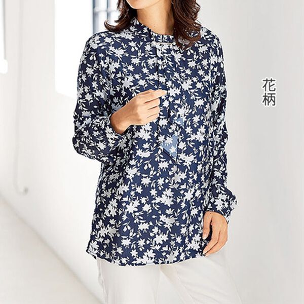 BELLUNA（ベルーナ）の「お手入れ簡単で嬉しいイージーケアブラウス（ボウタイ）（ブラウス）」｜詳細画像