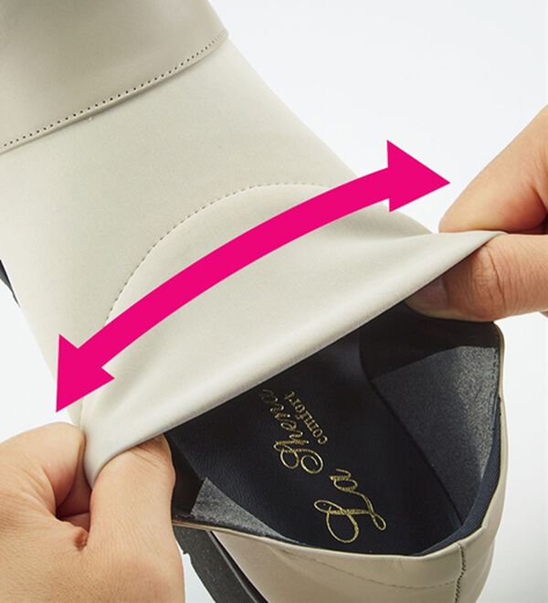 ルフラン（ルフラン）の「＜ラシーナコンフォート＞４Ｅストレッチスリッポン（スリッポン）」｜詳細画像