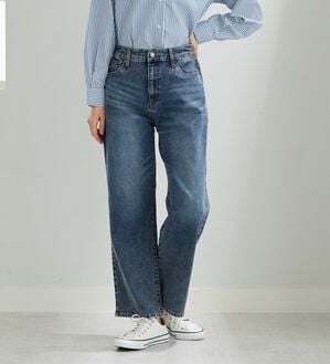 BELLUNA（ベルーナ）の「デニム素材美脚見えワイドパンツ（ワイドパンツ・ガウチョ）」｜詳細画像