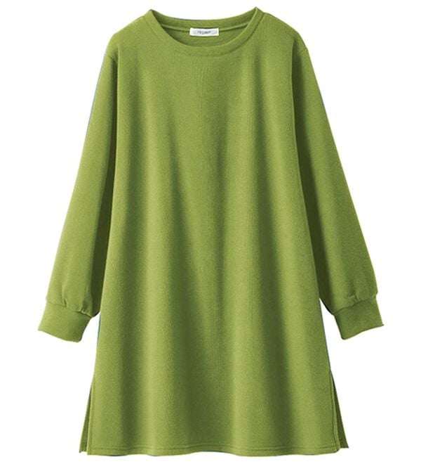 BELLUNA（ベルーナ）の「ふんわり素材軽ぽかチュニックワンピ―ス（チュニックワンピース）」｜詳細画像