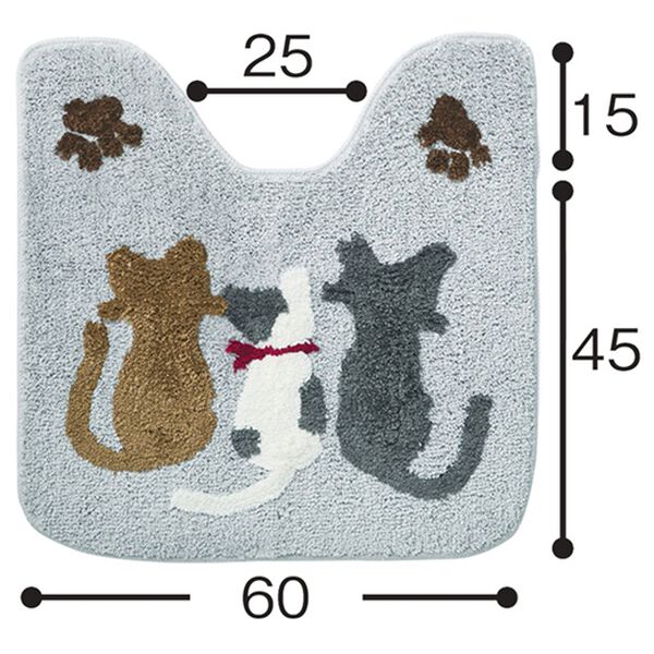 「スリードッグ・スリーキャットトイレタリー（トイレマット）」｜詳細画像