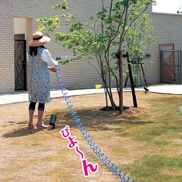 「巻き取り不要　スパイラルホース（ガーデニング・園芸用品）」｜詳細画像