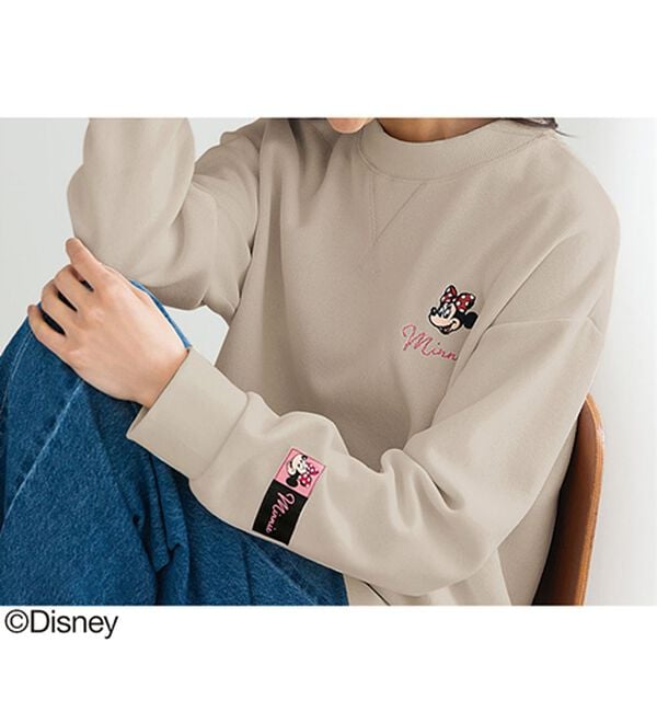 BELLUNA（ベルーナ）の「＜Ｄｉｓｎｅｙ＞刺しゅうデザイントレーナー（トレーナー・スウェット）」｜詳細画像