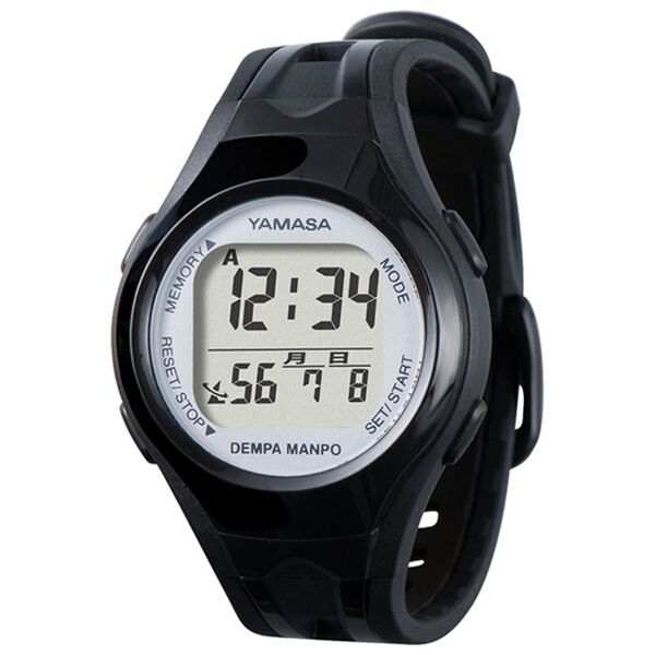 「時計合わせ不要の電波ウォッチ万歩計（その他美容・健康機器）」｜詳細画像