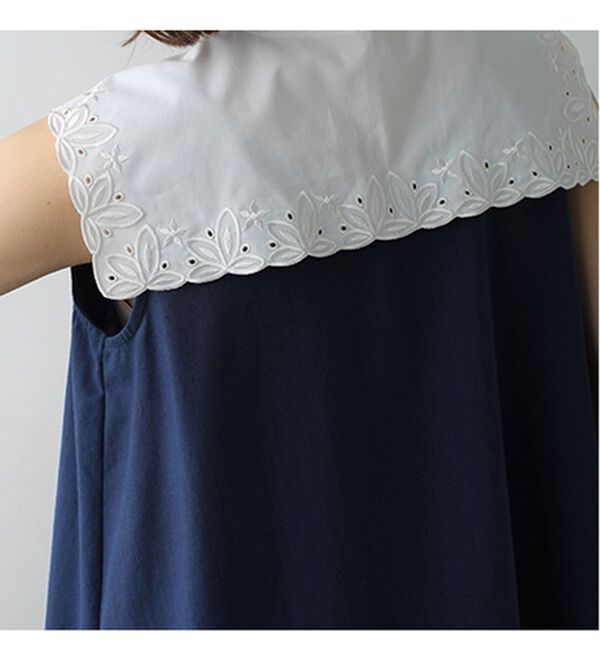 GeeRA（ジーラ）の「カットワーク刺しゅう付け衿（その他ファッション小物）」｜詳細画像