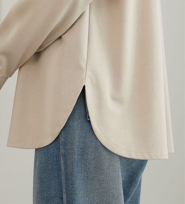 BELLUNA（ベルーナ）の「もちっとなめらか！大人顔サマ見えプルオーバー（カットソー）」｜詳細画像