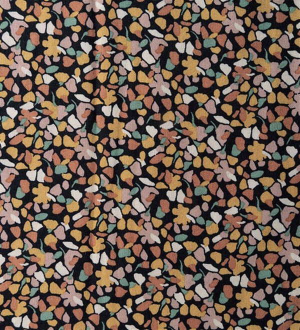 BELLUNA（ベルーナ）の「レーヨンプリントギャザー使いワンピース（その他ワンピース）」｜詳細画像