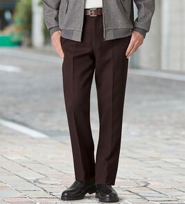 「＜コムルヴァン・オム＞ラクしてすっきり暖かスラックス（メンズスラックス）」