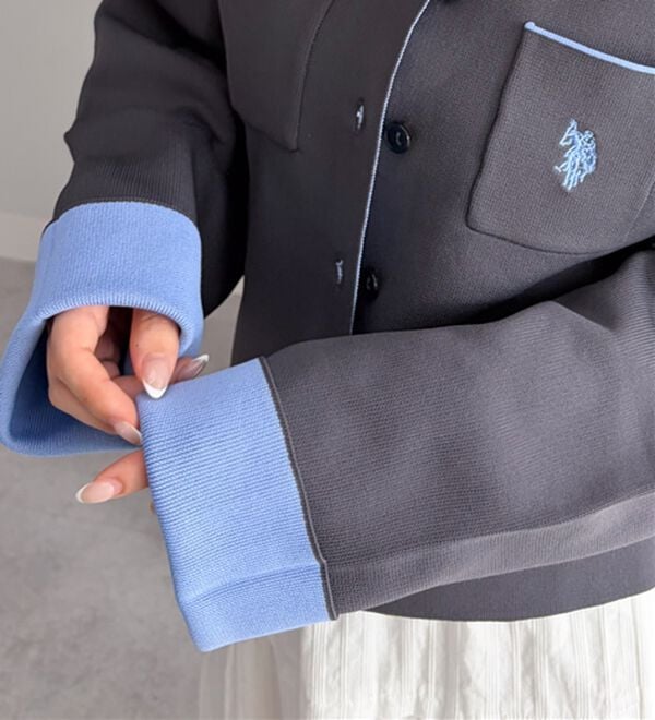 RANAN（ラナン）の「＜U.S.POLO ASSN.＞Ｗフェイスバイカラーカーディガン（ニットカーディガン）」｜詳細画像