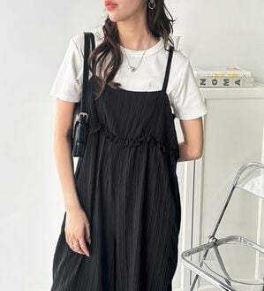 GeeRA（ジーラ）の「フリルデザインサロペット（オールインワン）」｜詳細画像