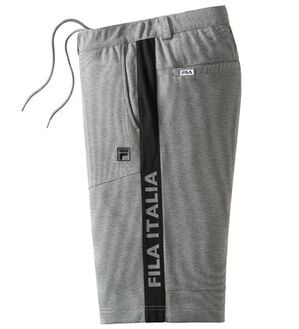 「＜フィラ＞のびのびニットハーフパンツ（メンズハーフパンツ）」｜グレー