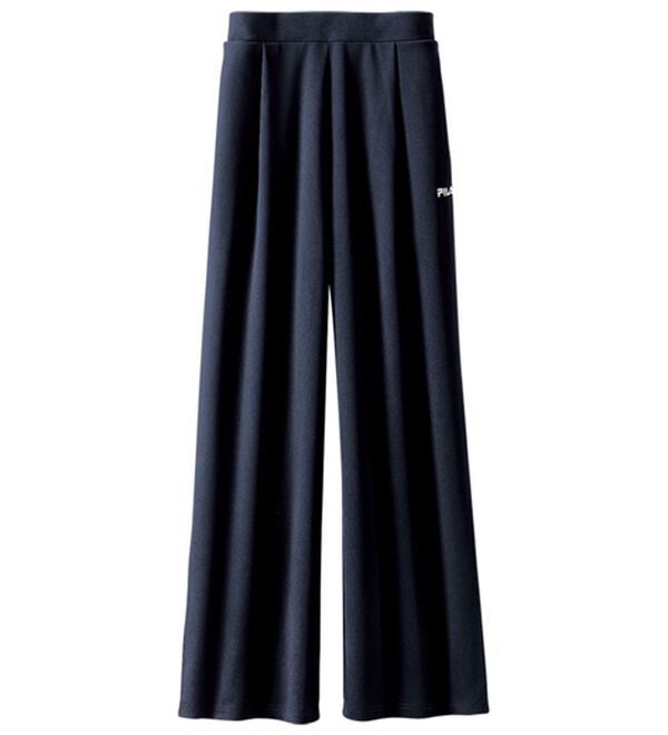 BELLUNA（ベルーナ）の「＜ＦＩＬＡ＞ジョーゼット素材タックワイドパンツ（ワイドパンツ・ガウチョ）」｜詳細画像