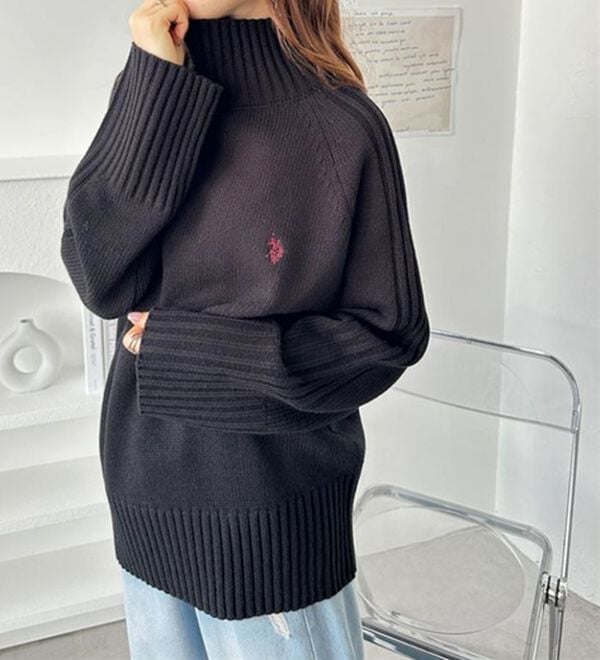 GeeRA（ジーラ）の「【ＵＳ．ＰＯＬＯＡＳＳＮ】ハイネックニットトップス（ニット・セーター）」｜詳細画像