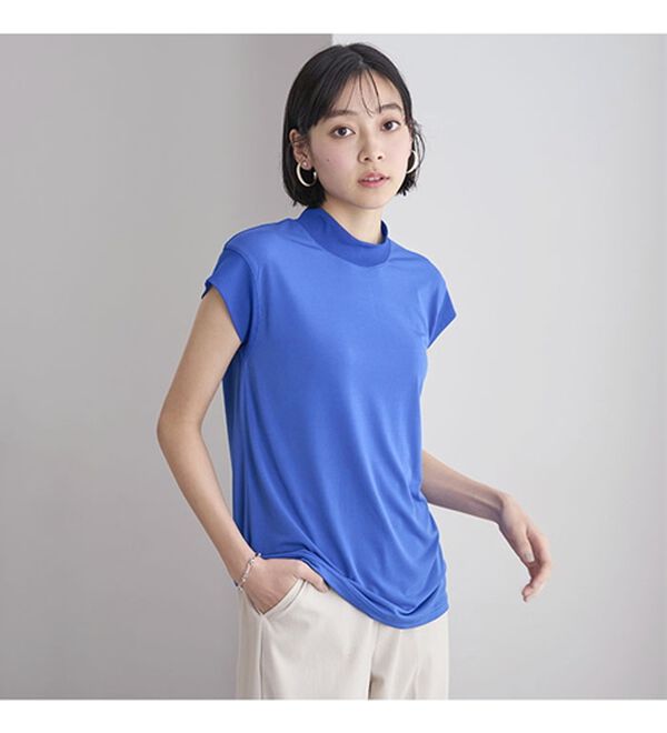 BELLUNA（ベルーナ）の「脱Ｔシャツ！チュールデザイントップス（カットソー）」｜詳細画像