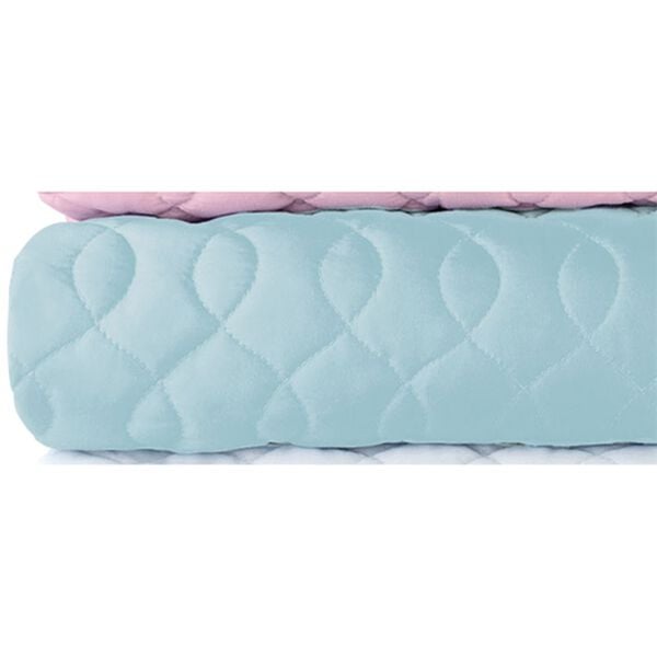 「パッドがいらない綿平織一体型ボックスシーツ（ボックスシーツ・ベッドシーツ）」｜ブルー