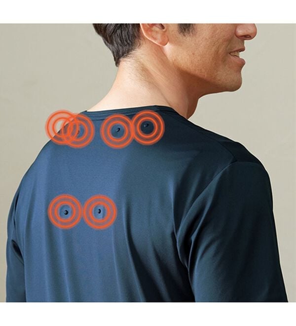 「＜ピップエレキバン&times;コムルヴァン・オム＞コリに効く！着るピップエレキバン（肌着・インナーウェア）」｜詳細画像