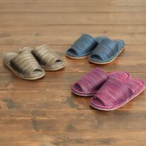 「洗えるスリッパ　３色組（スリッパ・ルームシューズ）」