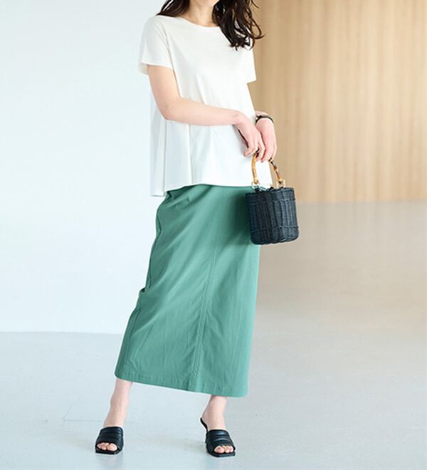 RANAN（ラナン）の「〈グラフェン〉ハイスペックストレッチナロ－スカート（ロングスカート）」｜詳細画像