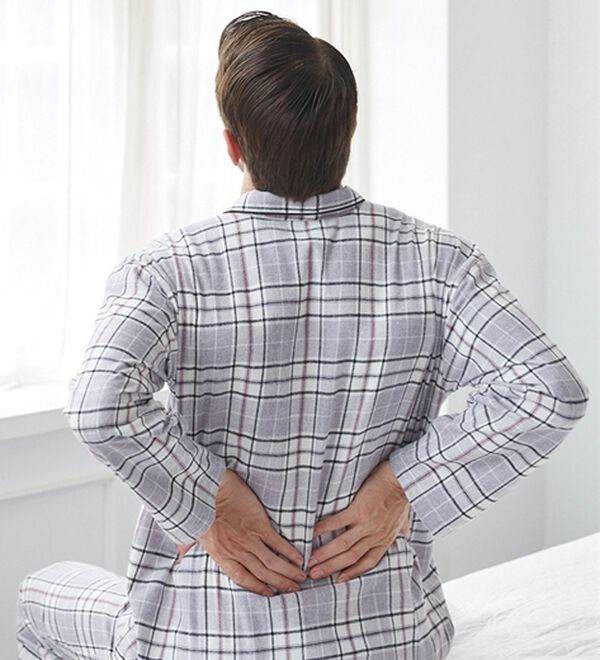 「＜コムルヴァン・オム・ウェルネス＞綿１００％腰ラクパジャマ（メンズルームウェア）」｜詳細画像