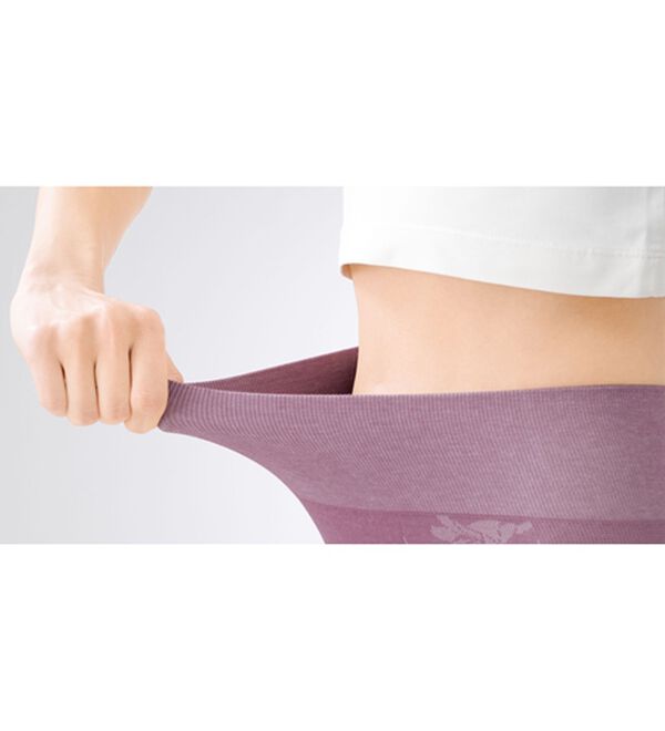 LAVIENNE（ラヴィエンヌ）の「【１０色組】綿混ジャカード成型ショーツガードル（ショーツ）」｜詳細画像
