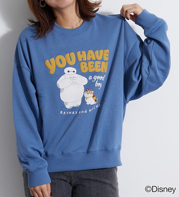BELLUNA（ベルーナ）の「＜Ｄｉｓｎｅｙ＞【ベイマックス】部分発泡プリント裏毛ゆったりトレーナー（トレーナー・スウェット）」｜詳細画像