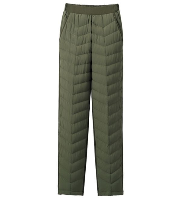 ルフラン（ルフラン）の「着ぶくれ知らず！美ダウンパンツ（その他パンツ）」｜カーキ