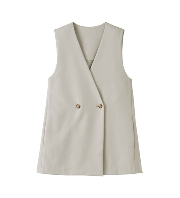 RANAN（ラナン）の「【２点セット】洗える！多機能バックフリルベストセットアップ（パンツスーツ）」｜詳細画像