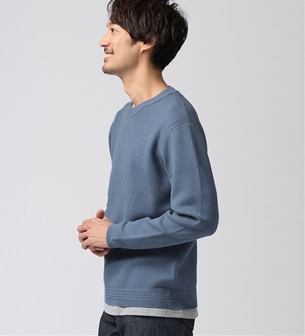 REMEN'S（リメンズ）の「【洗える】やわらかタッチクルーネックセーター（メンズニット・セーター）」｜詳細画像