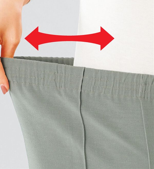 ルフラン（ルフラン）の「【３本組】日本製涼やかストレッチパンツ（フルレングスパンツ）」｜詳細画像