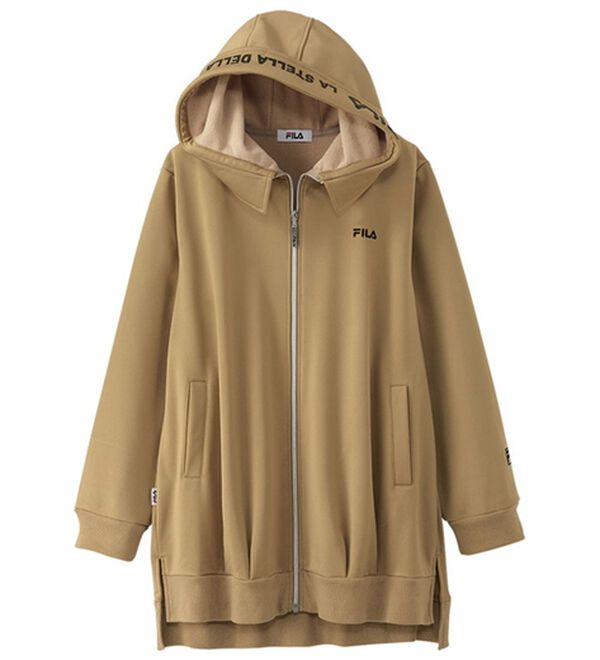 FILA＞防風×裏フリースフードジャケット - ベルーナ【公式】 