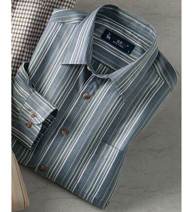 「＜カルビア＞着心地快適！楽ちんストレッチシャツ（メンズシャツ）」