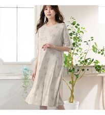 LAVIENNE（ラヴィエンヌ）の「ひんやりカップ付涼やかワンピース＜ラヴィクール＞（パジャマ・ルームウェア）」