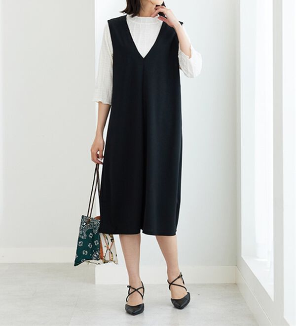 BELLUNA（ベルーナ）の「【2点セット】ジャカードプルオーバー＆ジャンスカセット（アンサンブル）」｜詳細画像