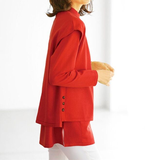 BELLUNA（ベルーナ）の「ベスト付ニットチュニックアンサンブル（アンサンブル）」｜詳細画像