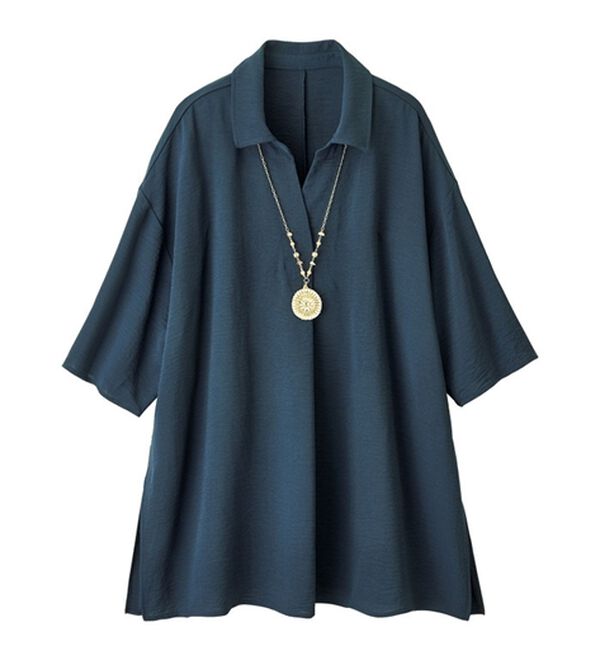 ルフラン（ルフラン）の「軽やか涼しいスキッパーチュニック（チュニック）」｜詳細画像