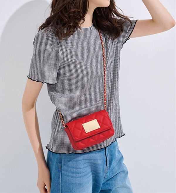 RANAN（ラナン）の「プレートデザインミニバッグ（ハンドバッグ）」｜詳細画像