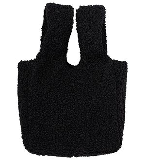 RANAN（ラナン）の「もこもこファーミニトートバッグ（ハンドバッグ）」｜ブラック